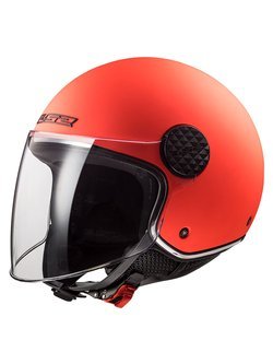 Open face helmet LS2 OF558 Sphere Lux Solid matt fluo orange