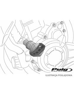 Crash pads PUIG to Ducati X Diavel/S (16-21) (black)