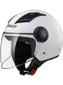 Open face helmet LS2 OF562 Airflow Solid white