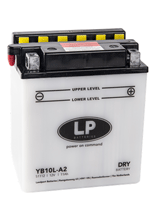 Akumulator kwasowo-ołowiowy z elektrolitem Landport YB10L-A2 do Kawasaki/Piaggio/Suzuki
