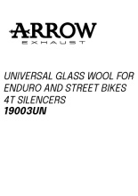 Arrow uniwersalna wełna szklana do tłumików enduro i miejskich 4T