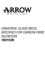 Arrow uniwersalna wełna szklana do tłumików z włókna węglowego [L=350mm]