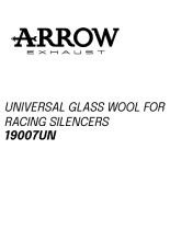 Arrow uniwersalna wełna szklana do wyścigowych tłumików
