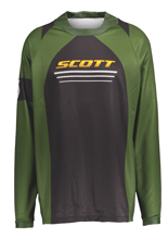 Bluza motocross Scott X-Plore czarno-zielona