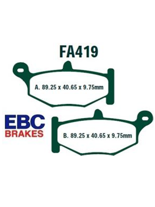 Klocki hamulcowe EBC FA419HH 89.25 x 40.65 x 9.75mm NA TYŁ