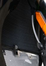 Osłona chłodnicy R&G aluminiowa do Kawasaki Ninja H2 SX (18-)/ ZH2 (20-) czarna