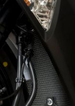 Osłona chłodnicy R&G aluminiowa do Kawasaki ZX 6 R (13-18) czarna