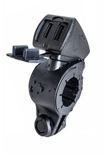 Podwójna, wodoodporna ładowarka USB Lampa Usb-Fix Trek z mocowaniem do kierownicy motocykla [szybkie ładowanie; 5400 mA; 12/24 V]