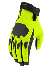 Rękawice motocyklowe Icon Hooligan CE żółto-czarne