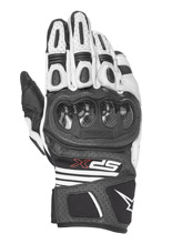 Rękawice motocyklowe skórzane Alpinestars SPX AC v2 czarno-białe