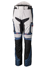 Spodnie motocyklowe tekstylne Rst Pro Series Adventure-X srebrno-niebieskie