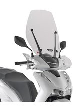 Szyba motocyklowa GIVI do Piaggio 1 (21-), Honda SH 125 / 150 (20-), SH 350 (21-) przezroczysta [mocowanie Piaggio dostępne osobno]