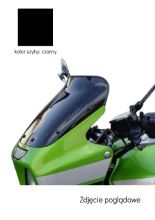 Szyba motocyklowa MRA Spoiler "S" Kawasaki ZRX 1100 (97-)/ 1200 R (01-) czarna