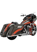 Tłumiki (Slip-On) Vance & Hines Monster Round chrom do Harley Davidson FLT/FLHT/FLHX/FLHR (rocznik 99-16)