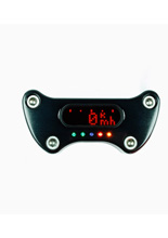 Uchwyt z lampkami kontrolnymi Motogadget do prędkościomierza Motoscope Mini czarny [średnica kierownicy: 25,4 mm]