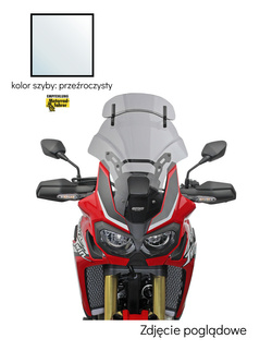Szyba motocyklowa MRA Variotouringscreen "VTM" Honda CRF 1000 L Africa Twin (16-19) przeźroczysta